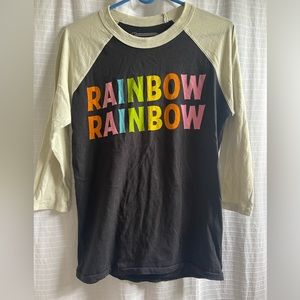 Big Bud Press Rainbow baseball tee. RARE
